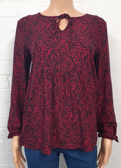 Mudflower Long Sleeve Tunic Top